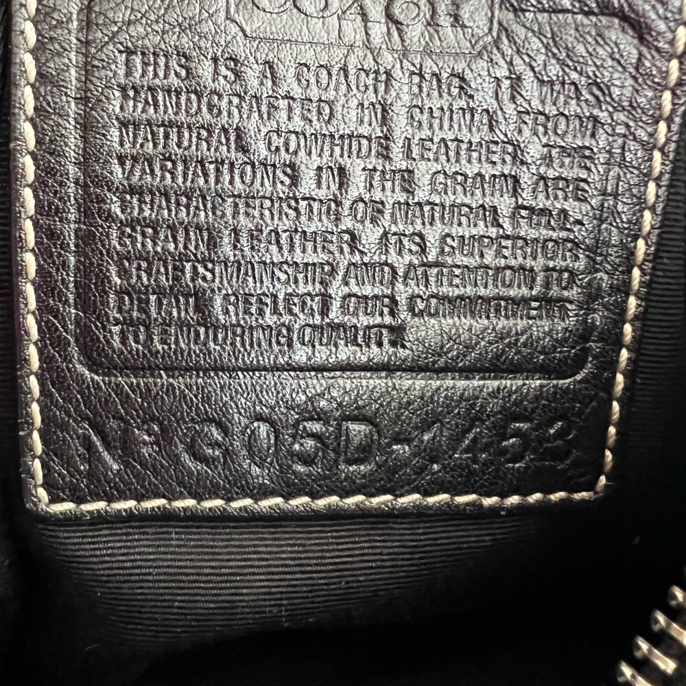 Coach Black Leather Soho Slim Duffle Shoulder/Crossbody Bag with Buckle Details - Picture 8 of 10